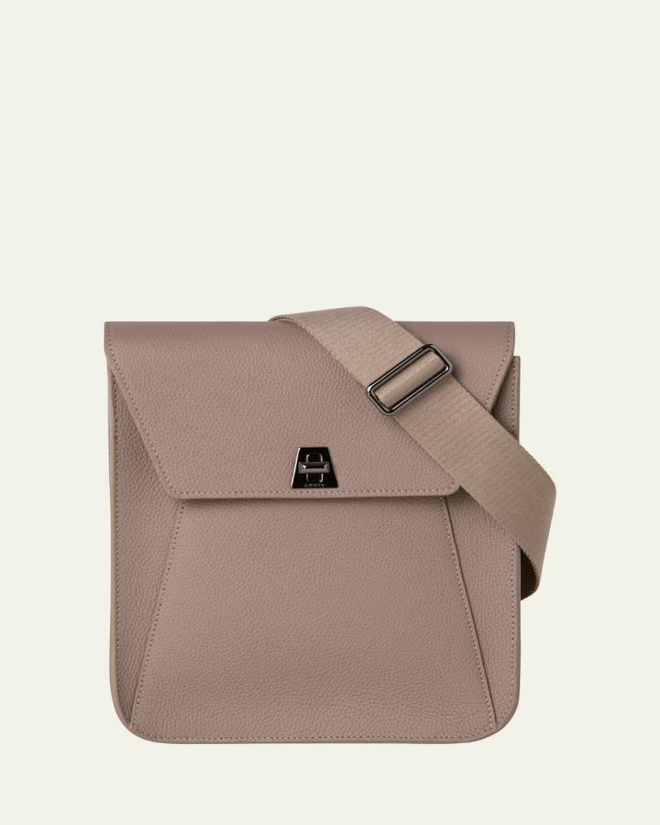 Anouk Small Leather Messenger Bag